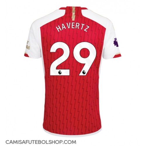 Camisa de time de futebol Arsenal Kai Havertz #29 Replicas 1º Equipamento 2023-24 Manga Curta
